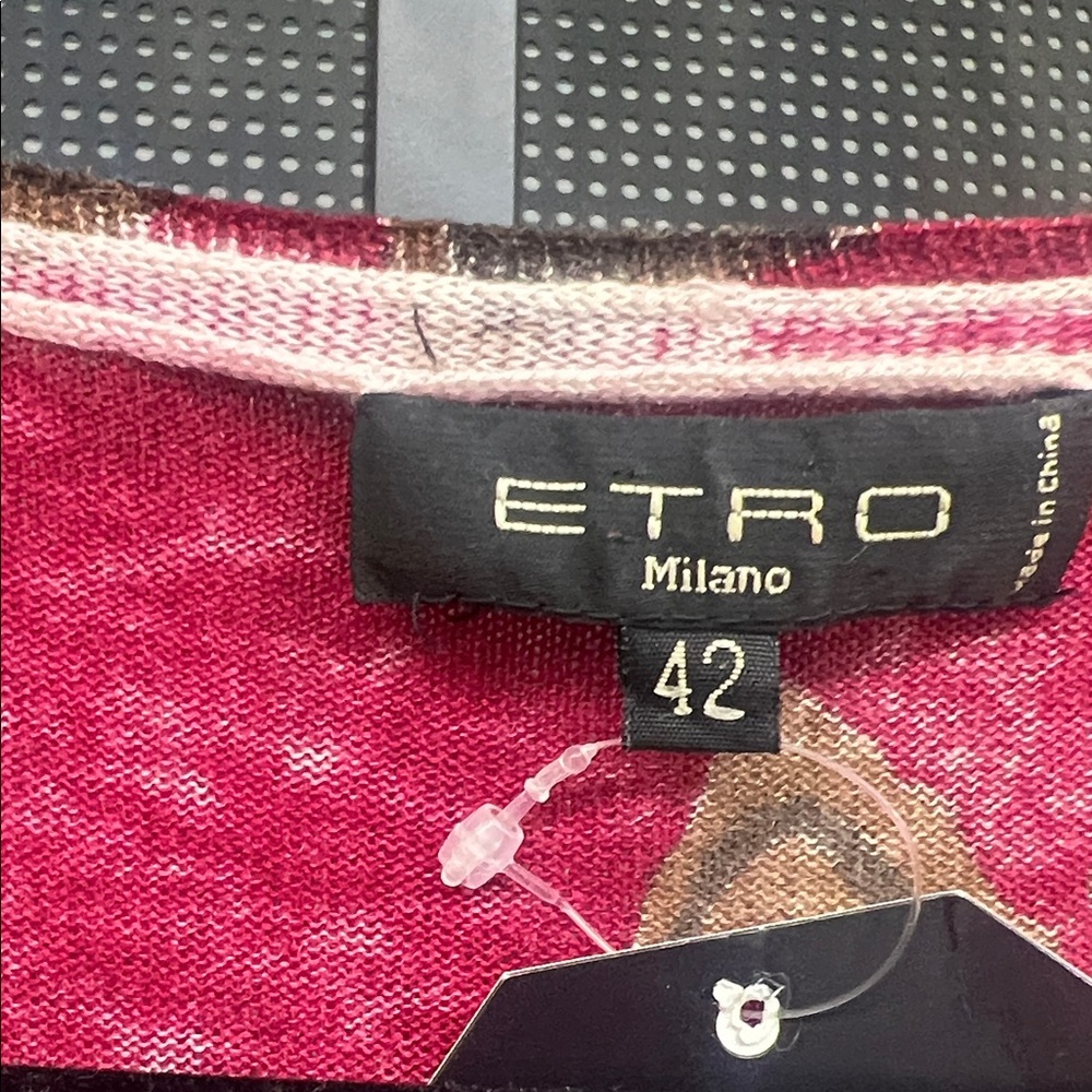 Etro Multicolor V-neck Sweater - Picture 2 of 6